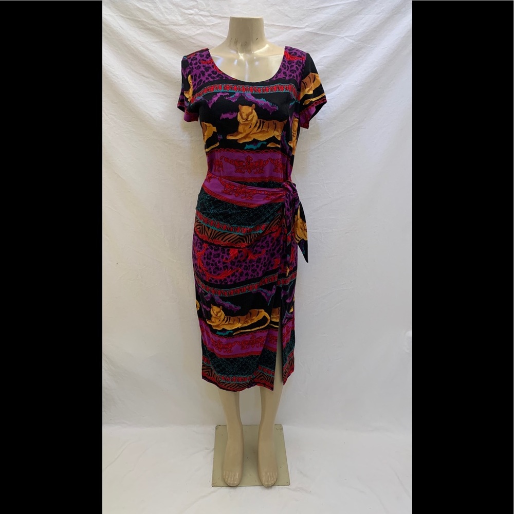 VTG Jessica Howard Multicolored ๐
Print Dress - Picture 1 of 9